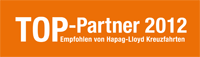 Hapag Lloyd Top Partner 2011 Logo mit Claim